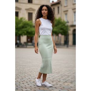 No Name Brand Cashmere Skirt in Mint NWT Size Small